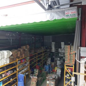 Thi công mái xếp kho chứa đồ tại Quận 12